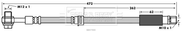 BORG & BECK Bremžu šļūtene BBH7900